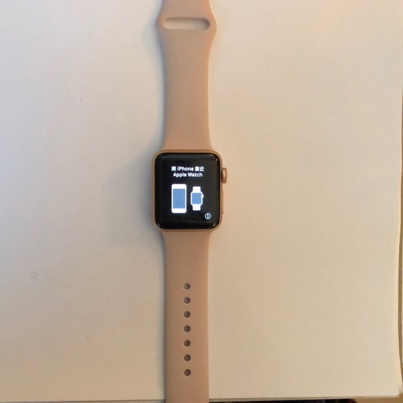 used rose gold apple watch series 3